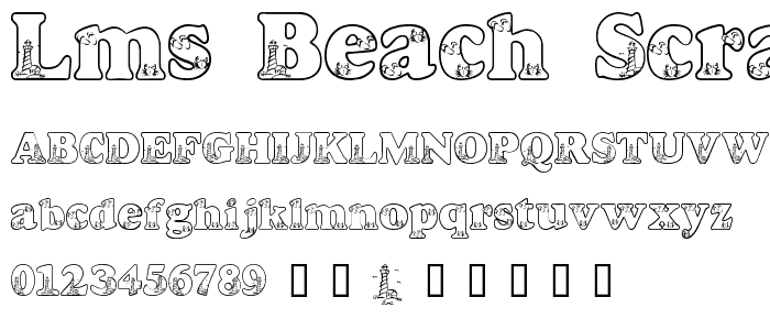 LMS Beach Scrawl font